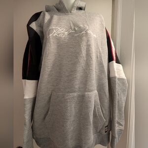 Vintage 90s Phat Farm Gray and Black Hoodie for Men. Xl. NWT